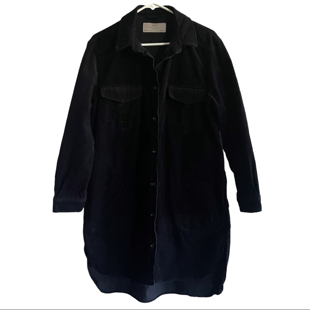 Zara Black Corduroy Jacket size medium